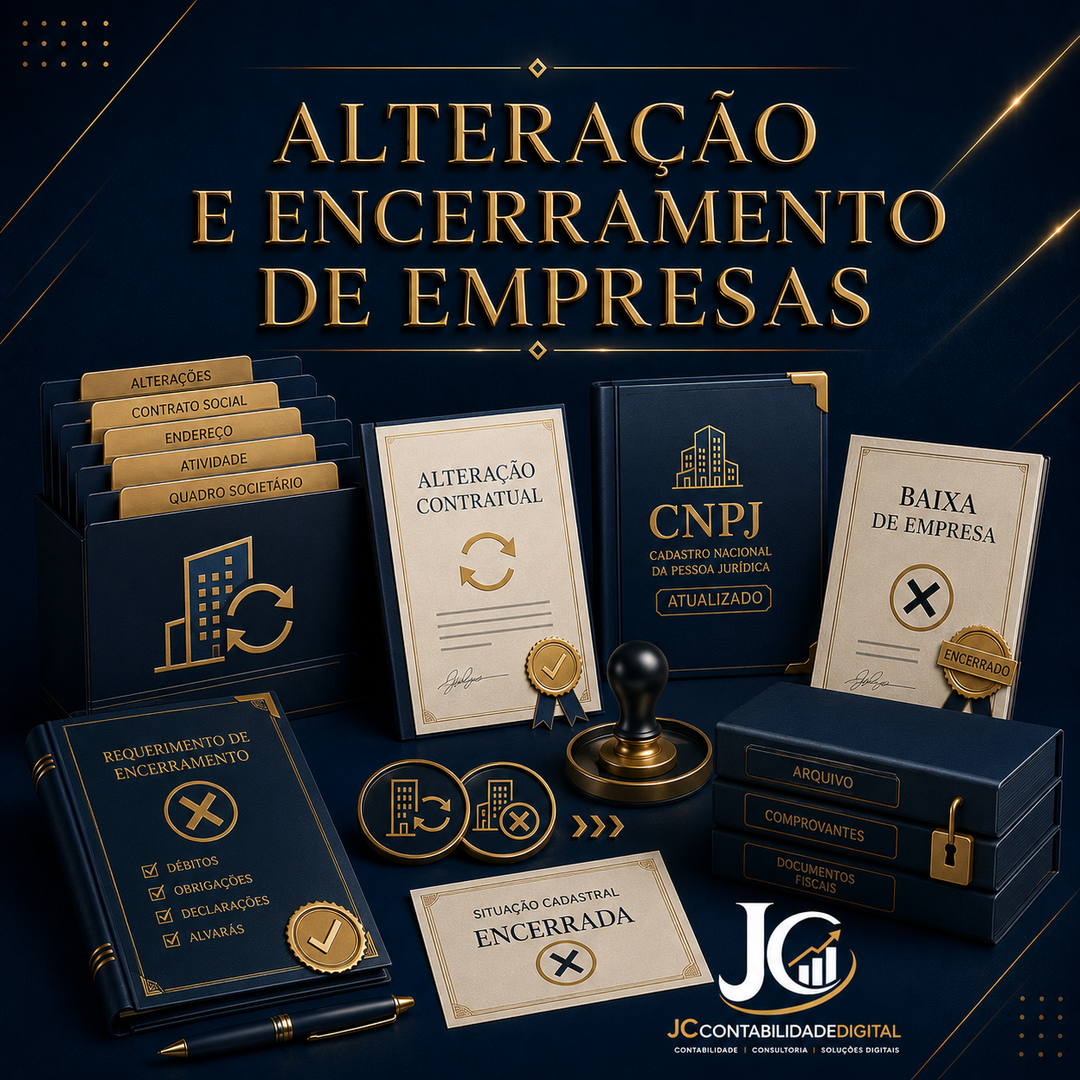 Alteração e Encerramento de Empresas